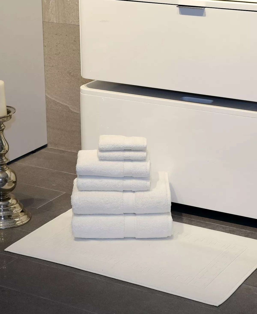 Bath Towels * | Linum Home 100% Turkish Cotton Terry 7-Pc. Towel Set White