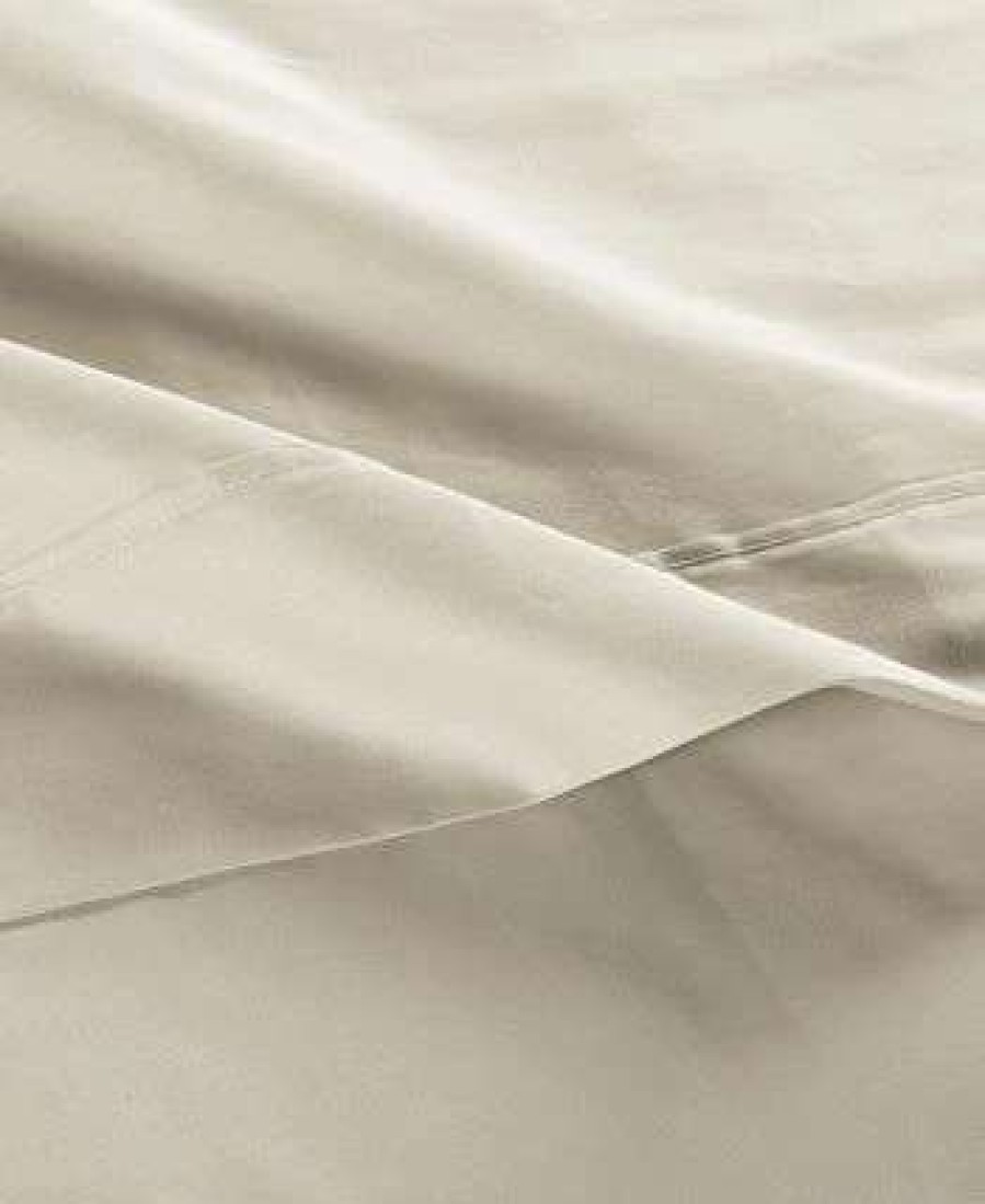 Sheets & Pillowcases * | Anne Klein Reverie Cotton Under 200-Thread Count 4 Piece Queen Solid Sheet Set Sand