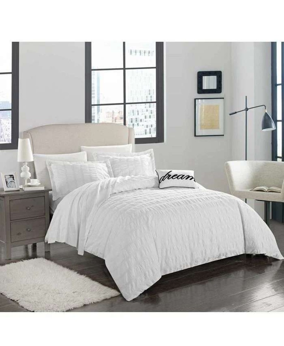 Duvet Covers & Sets * | Chic Home Millbury 4 Pc King Duvet Cover Set