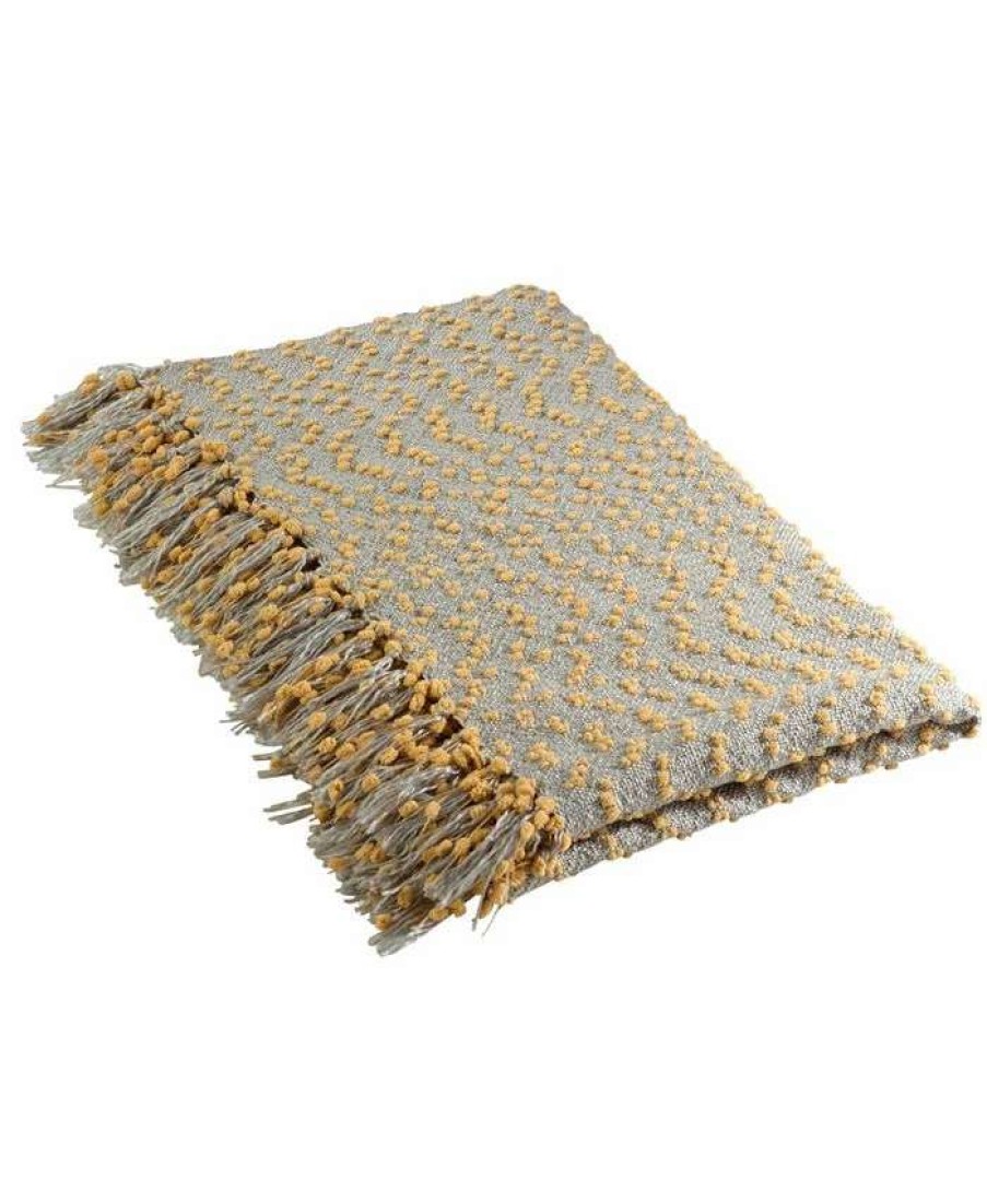 Blankets & Throws * | Saro Lifestyle Woven Nubby Throw