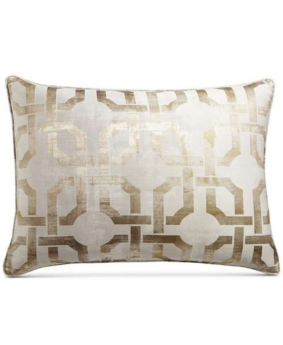 Designer Bedding * | Hotel Collection Fresco Sham, King, Created For Macy'S Gold