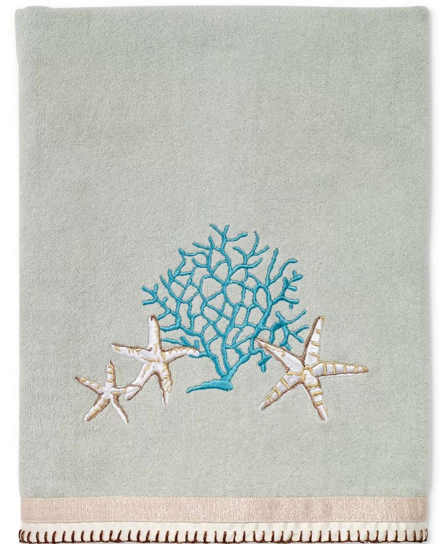 Bath Towels * | Avanti Beachcomber Cotton Embroidered | Shelleyemily