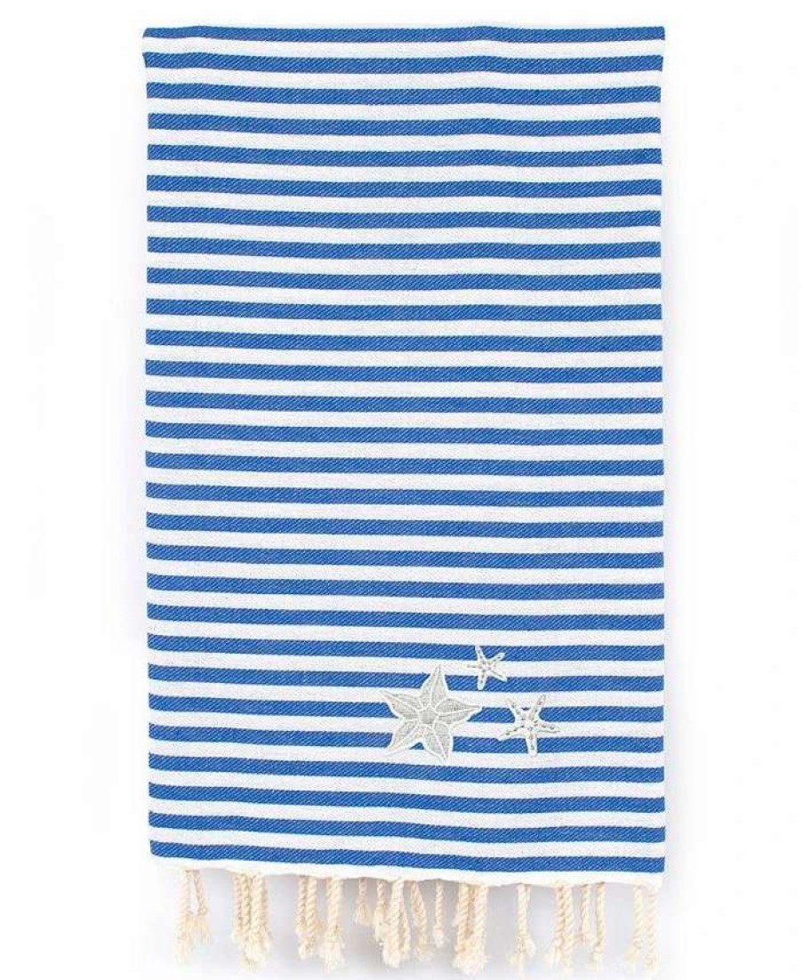 Bath Towels * | Linum Home Fun In The Sun Glittery Starfish Pestemal Beach Towel