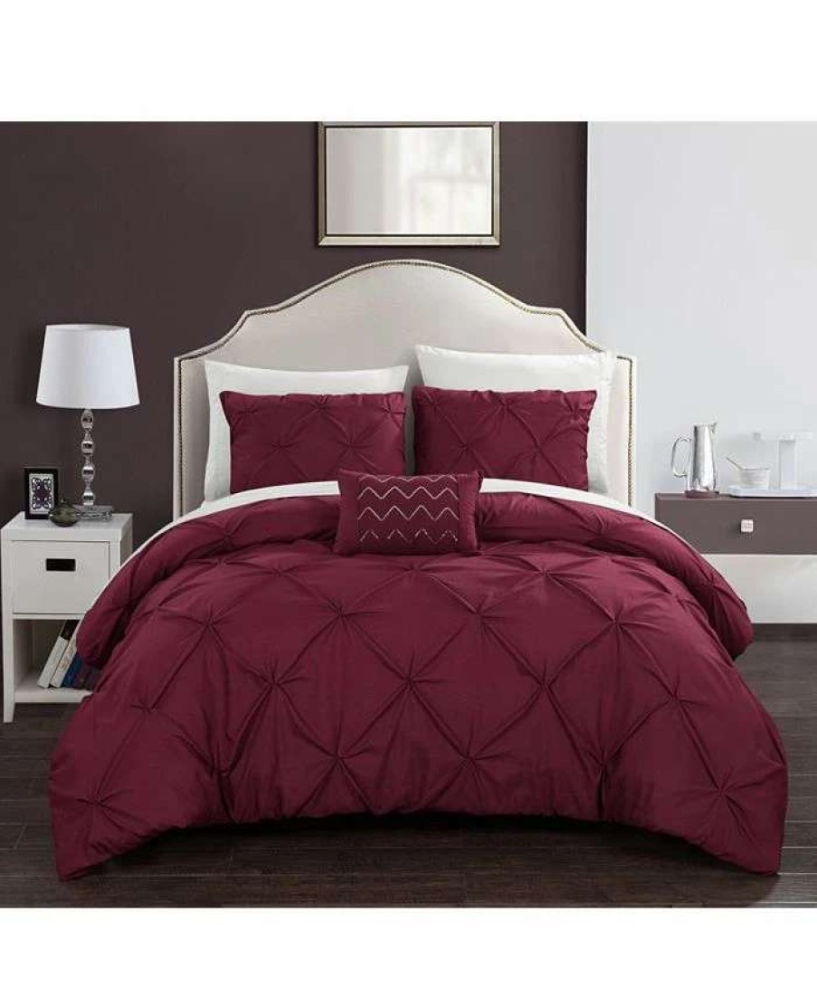 Duvet Covers & Sets * | Chic Home Daya 8 Pc King Duvet Set