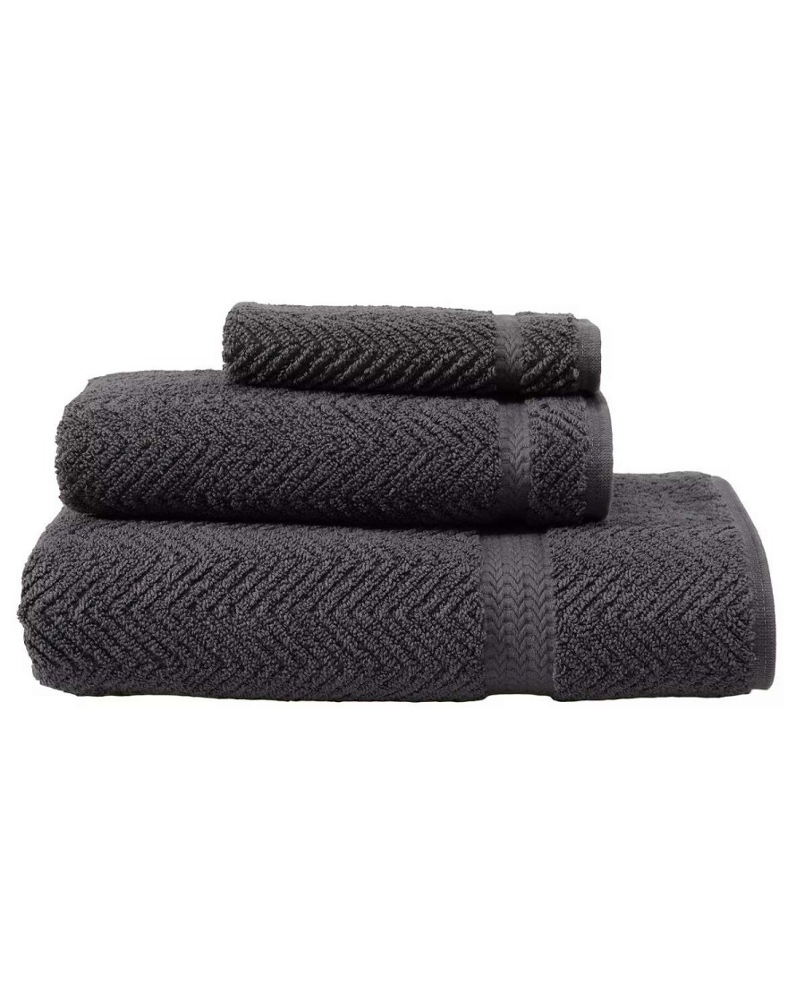 Bath Towels * | Linum Home Rringbone 3-Pc. Towel Set