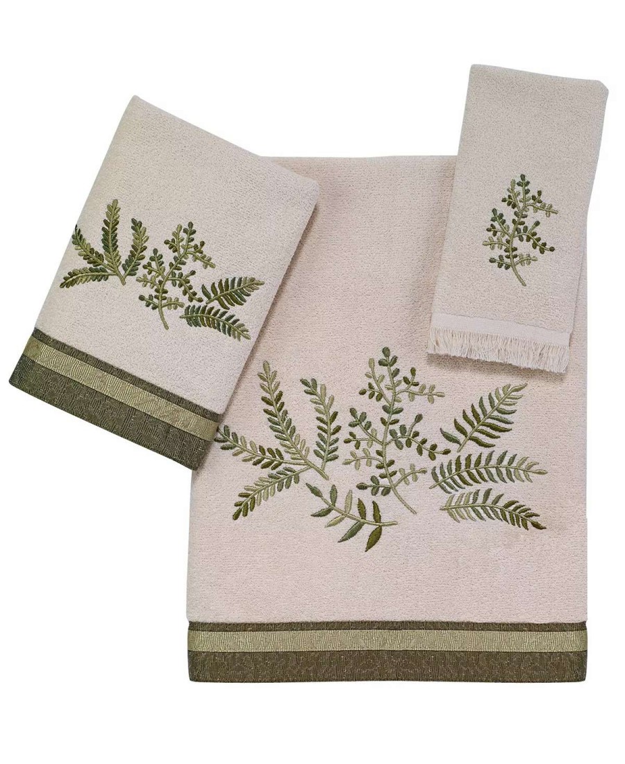 Bath Towels * | Avanti Greenwood Cotton Fingertip Towel Ivory