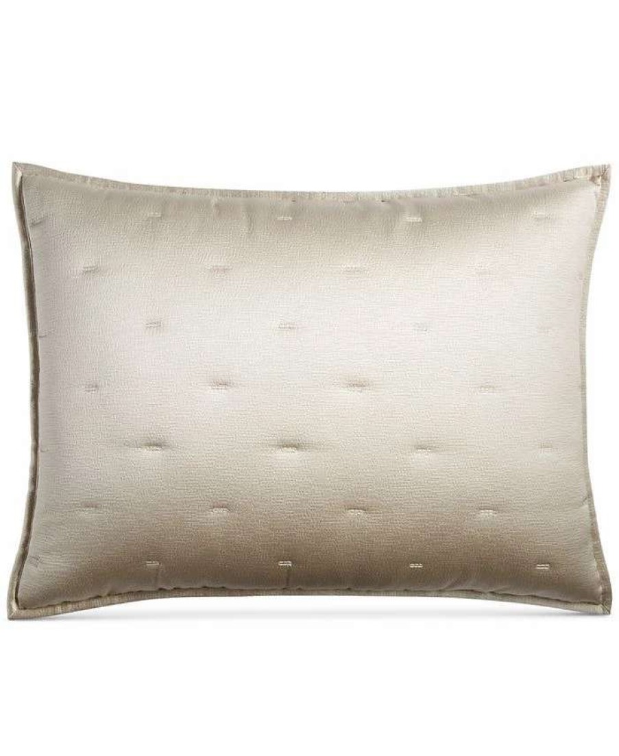 Designer Bedding * | Hotel Collection Fresco Quilted Sham, King, Created For Macy'S Gold