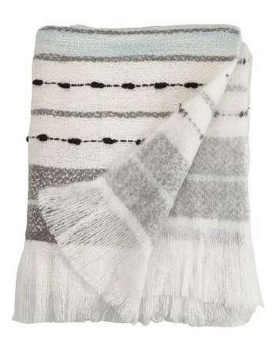 Blankets & Throws * | Saro Lifestyle Chunky Woven Design Throw, 50 X 60