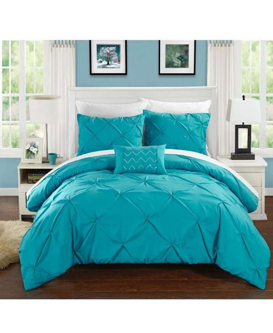 Duvet Covers & Sets * | Chic Home Daya 8 Pc Queen Duvet Set