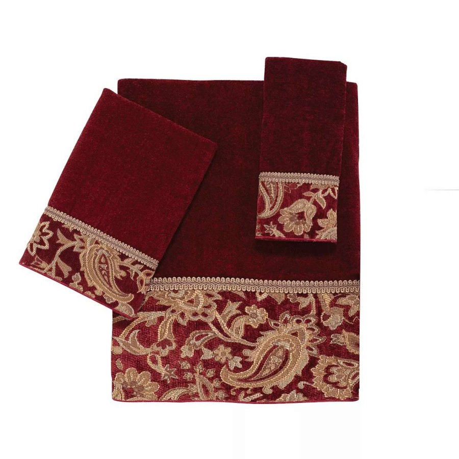 Bath Towels * | Avanti Rabesque Paisley Hand Towel Brick