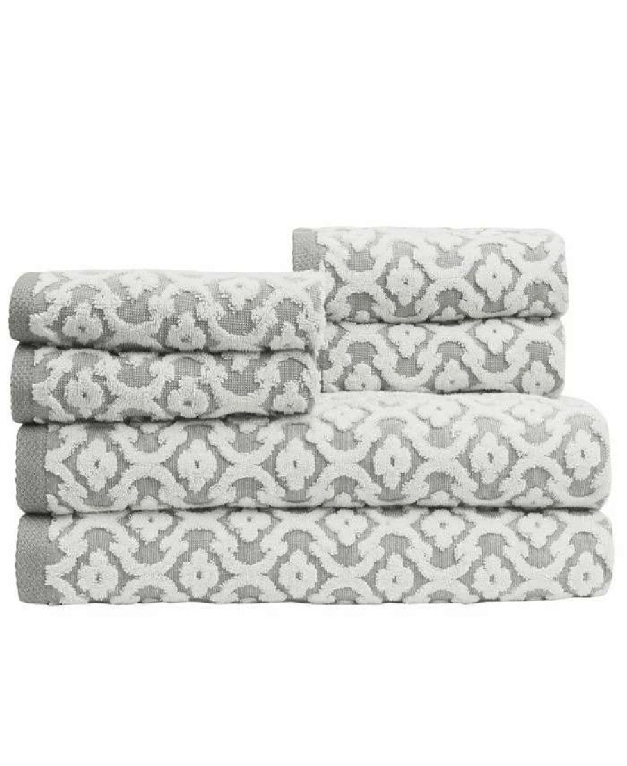 Bath Towels * | Caro Home Emma 6 Piece Towel Set | Shelleyemily