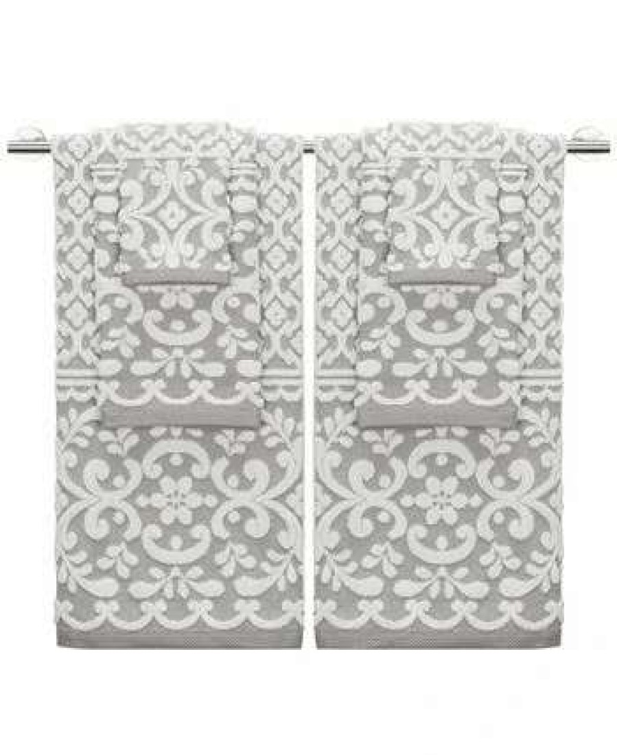 Bath Towels * | Caro Home Emma 6 Piece Towel Set