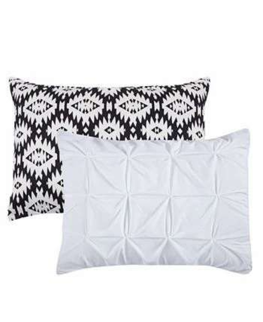 Duvet Covers & Sets * | Chic Home Zissel 4 Pc Queen Duvet Cover Set White