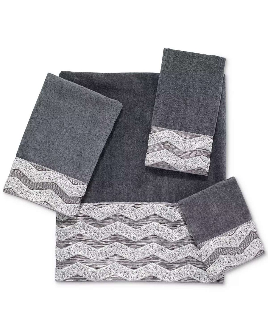 Bath Towels * | Avanti Galaxy Chevron Bath Towel Collection