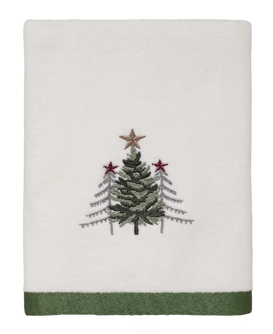 Bath Towels * | Avanti Trees Hand Towel White