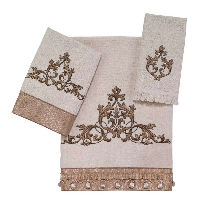 Bath Towels * | Avanti Monaco Embroidered Bath Towel Ivory