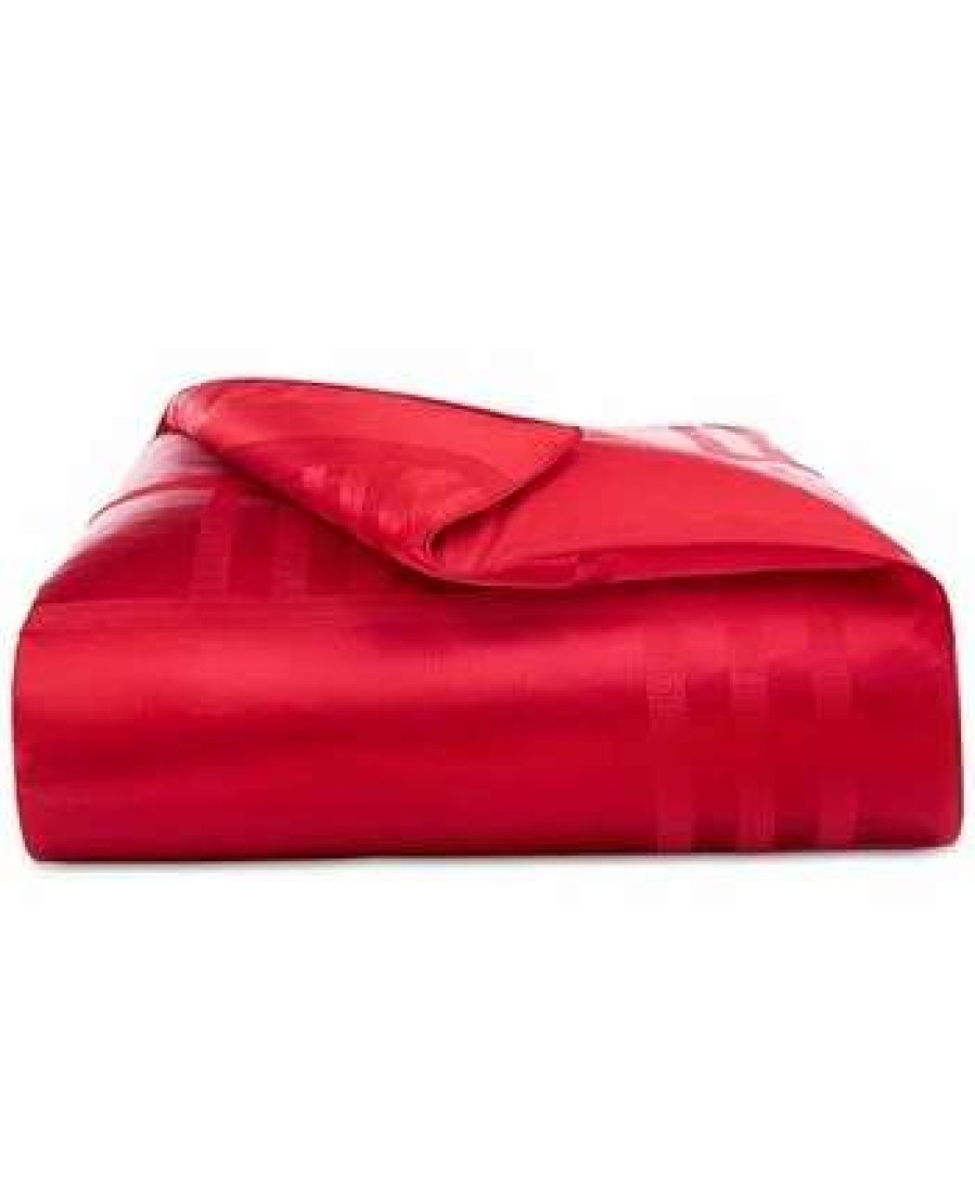 Duvet Covers & Sets * | Hotel Collection Structure Duvet Cover, Full/Queen, Created For Macy'S Red