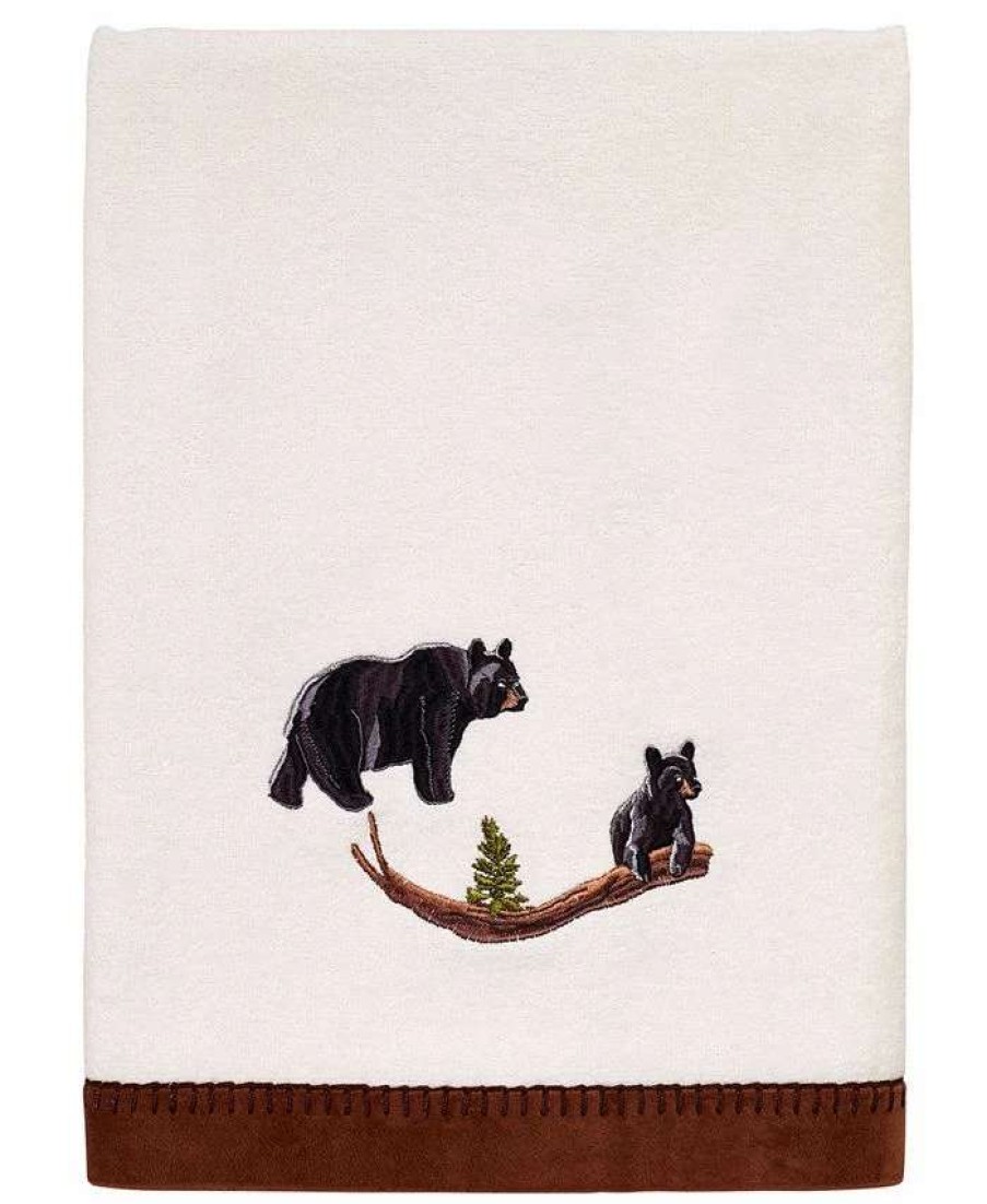 Bath Towels * | Avanti Black Bear Lodge Bath Towel Ivory