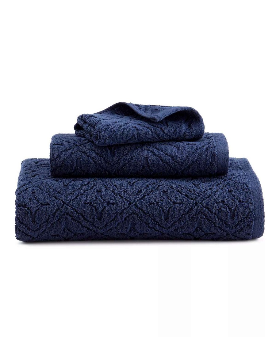 Bath Towels * | Hotel Collection Micro Cotton Sculpted Tonal Tile Bath Towels