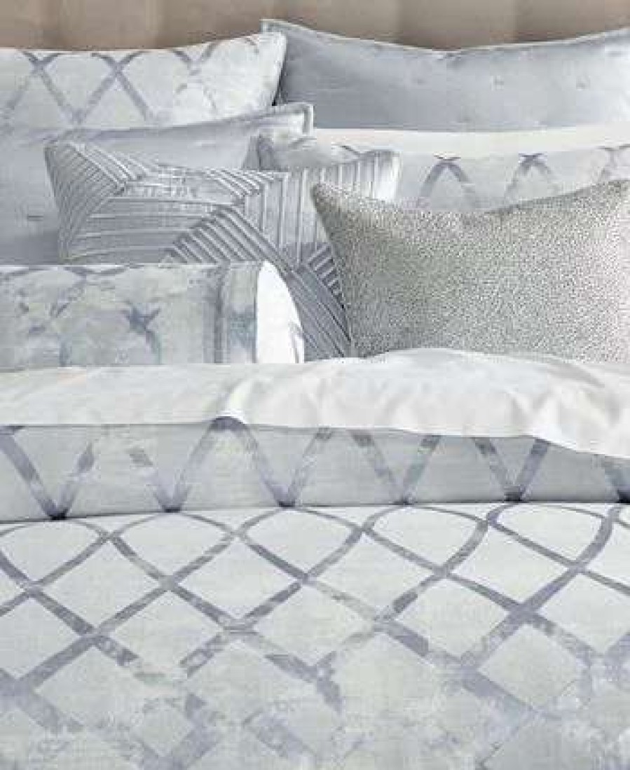 Designer Bedding * | Hotel Collection Dimensional Sham, King, Created For Macy'S Blue