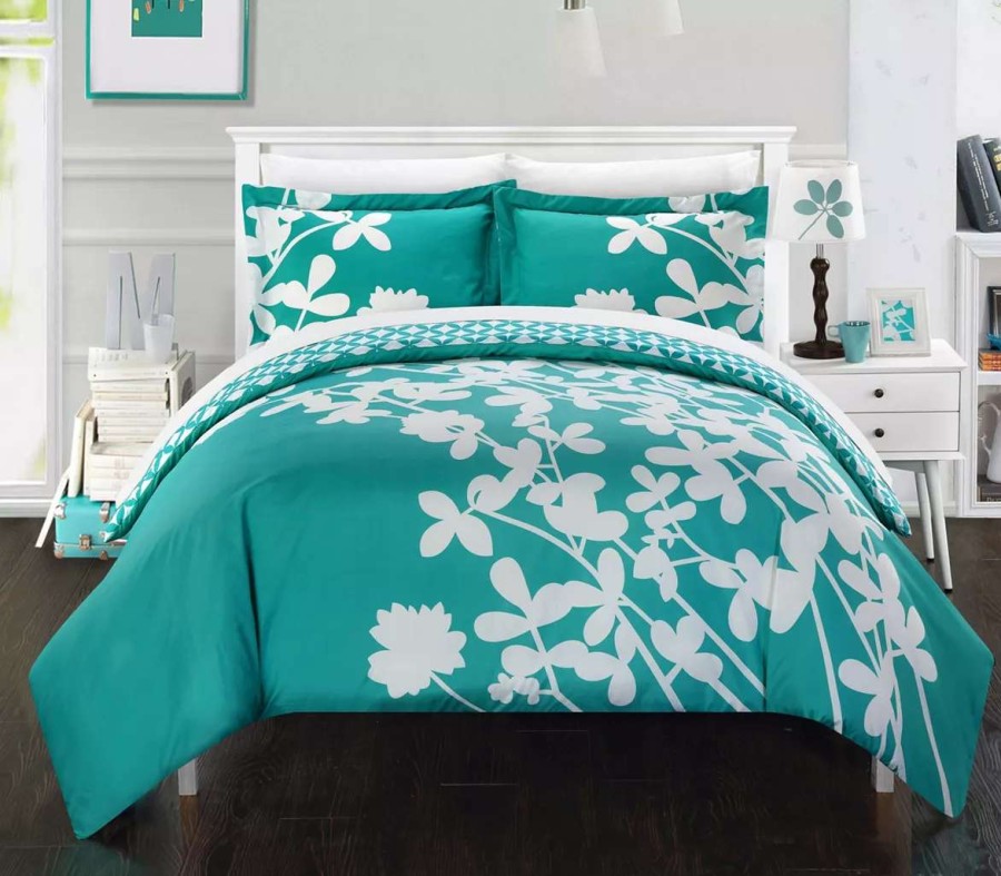 Duvet Covers & Sets * | Chic Home Alla Lily 7 Pc Queen Duvet Set