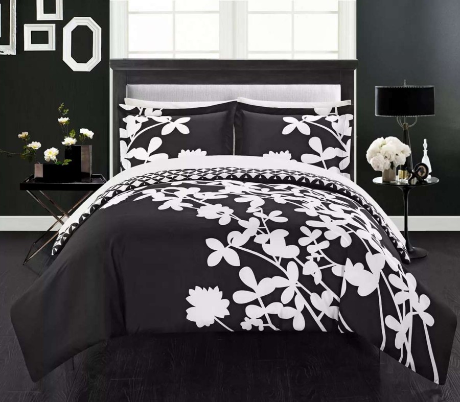 Duvet Covers & Sets * | Chic Home Alla Lily 7 Pc Queen Duvet Set