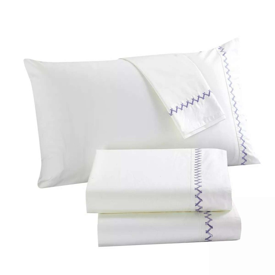 Sheets & Pillowcases * | Chic Home Grand Palace 4-Pc Queen Sheet Set Lavender