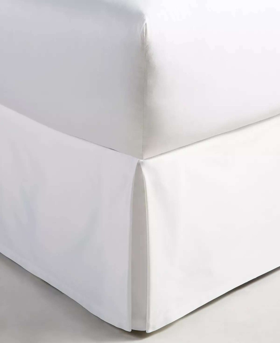 Sheets & Pillowcases * | Hotel Collection Loseout! Structure Bedskirt, California King, Created For Macy'S White