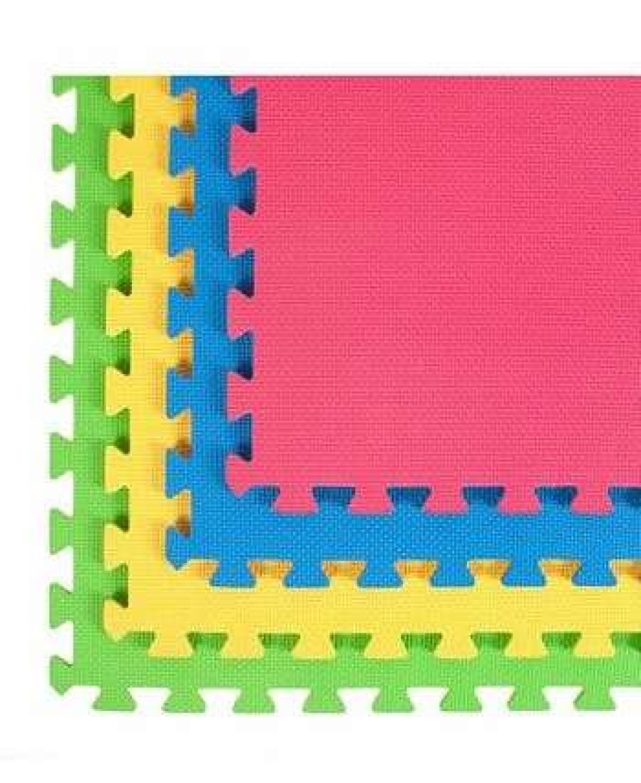 Designer Bedding * | Tadpoles 4 Piece Xl Foam Play Mat Set Assorted P