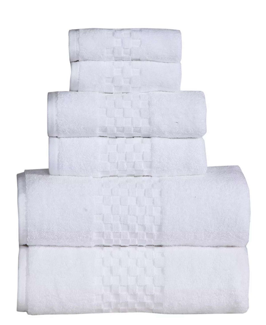 Bath Towels * | Feather & Stitch, Ny Eather And Stitch Luna 6-Pc. Towel Set