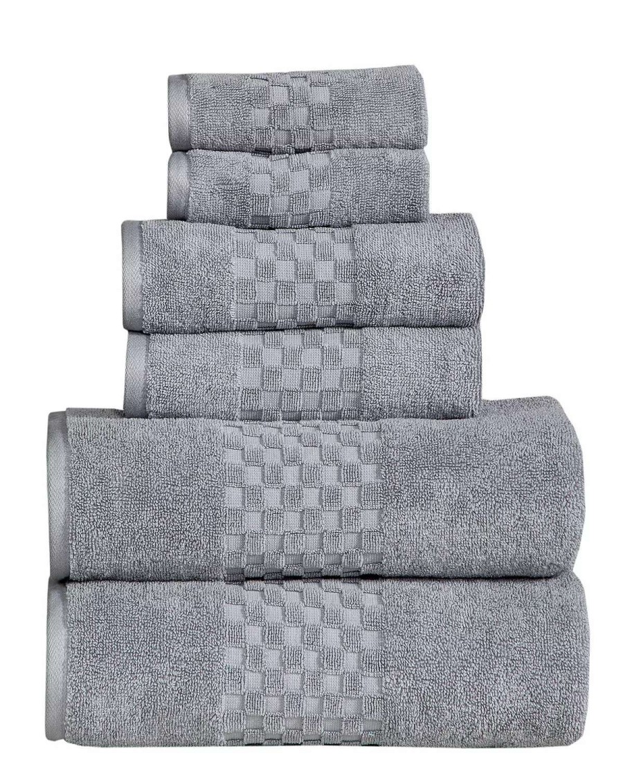 Bath Towels * | Feather & Stitch, Ny Eather And Stitch Luna 6-Pc. Towel Set