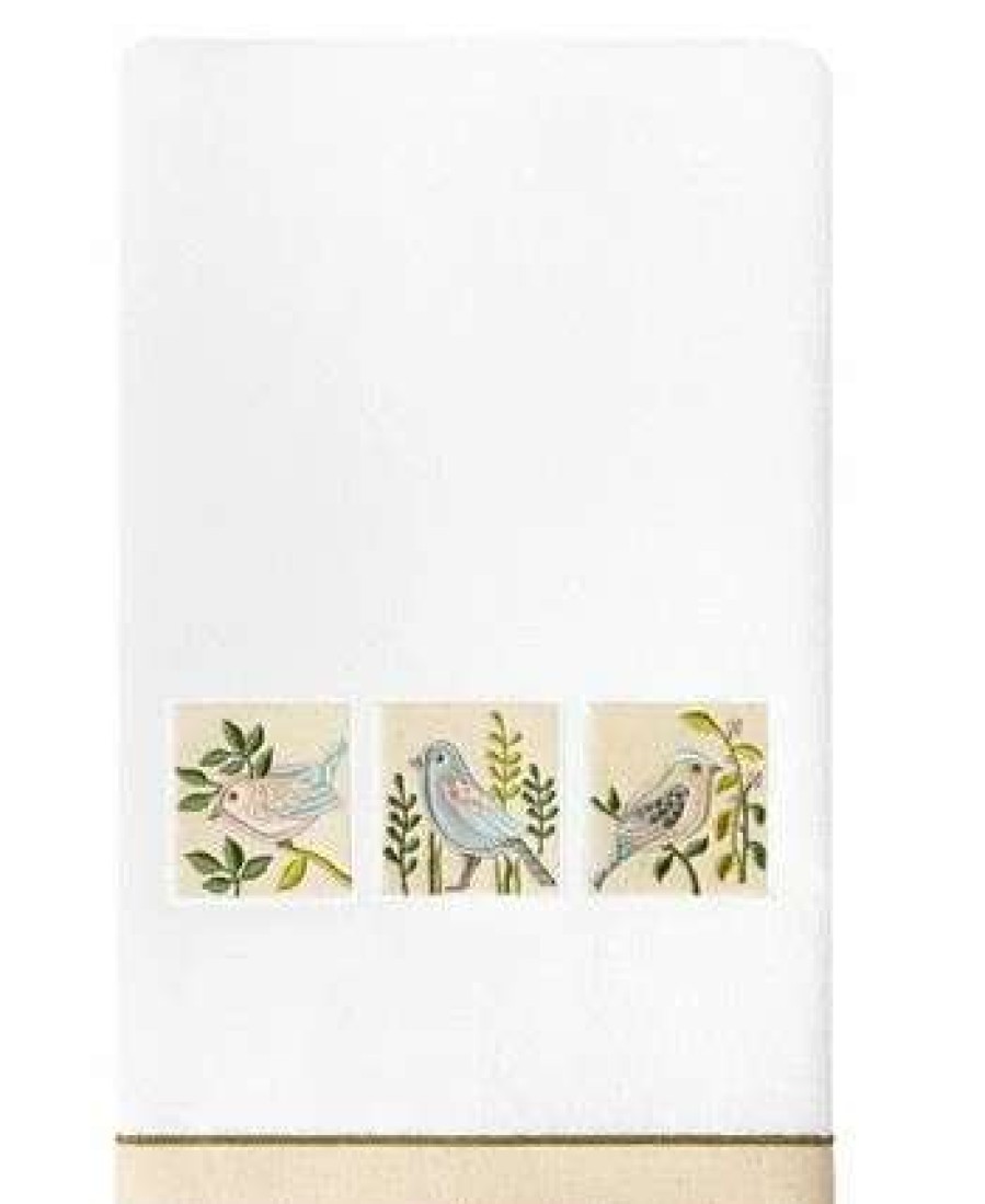 Bath Towels * | Linum Home Textiles Turkish Cotton Belinda Embellished Towel Set, 3 Piece