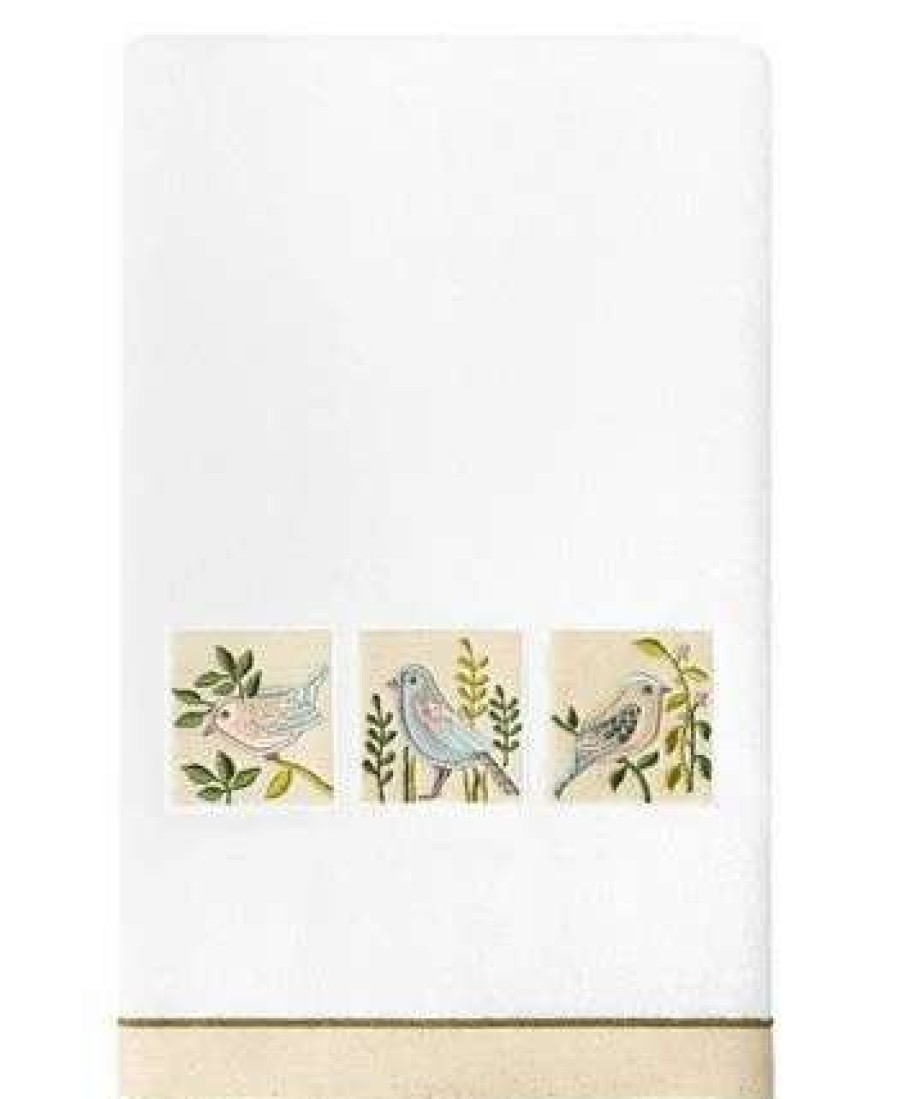 Bath Towels * | Linum Home Textiles Turkish Cotton Belinda Embellished Towel Set, 3 Piece