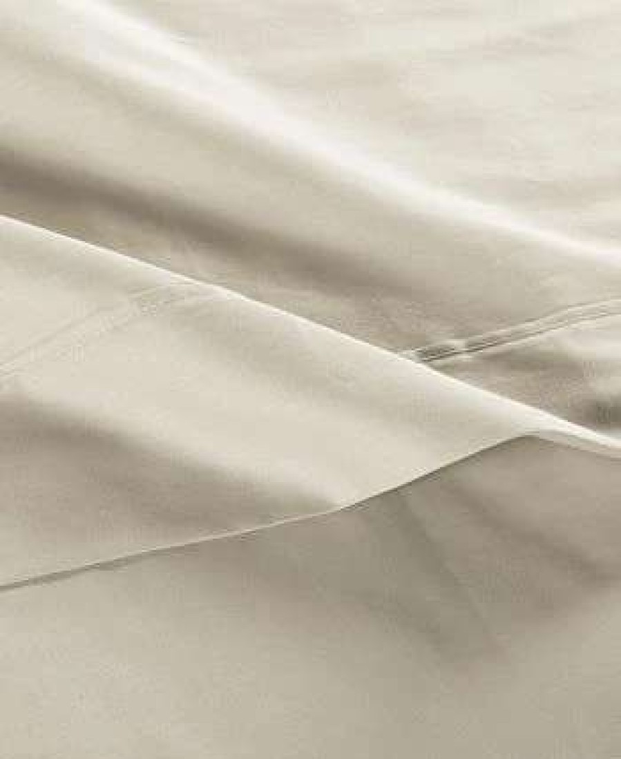 Sheets & Pillowcases * | Anne Klein Reverie Cotton Under 200-Thread Count 3 Piece Twin Solid Sheet Set Sand