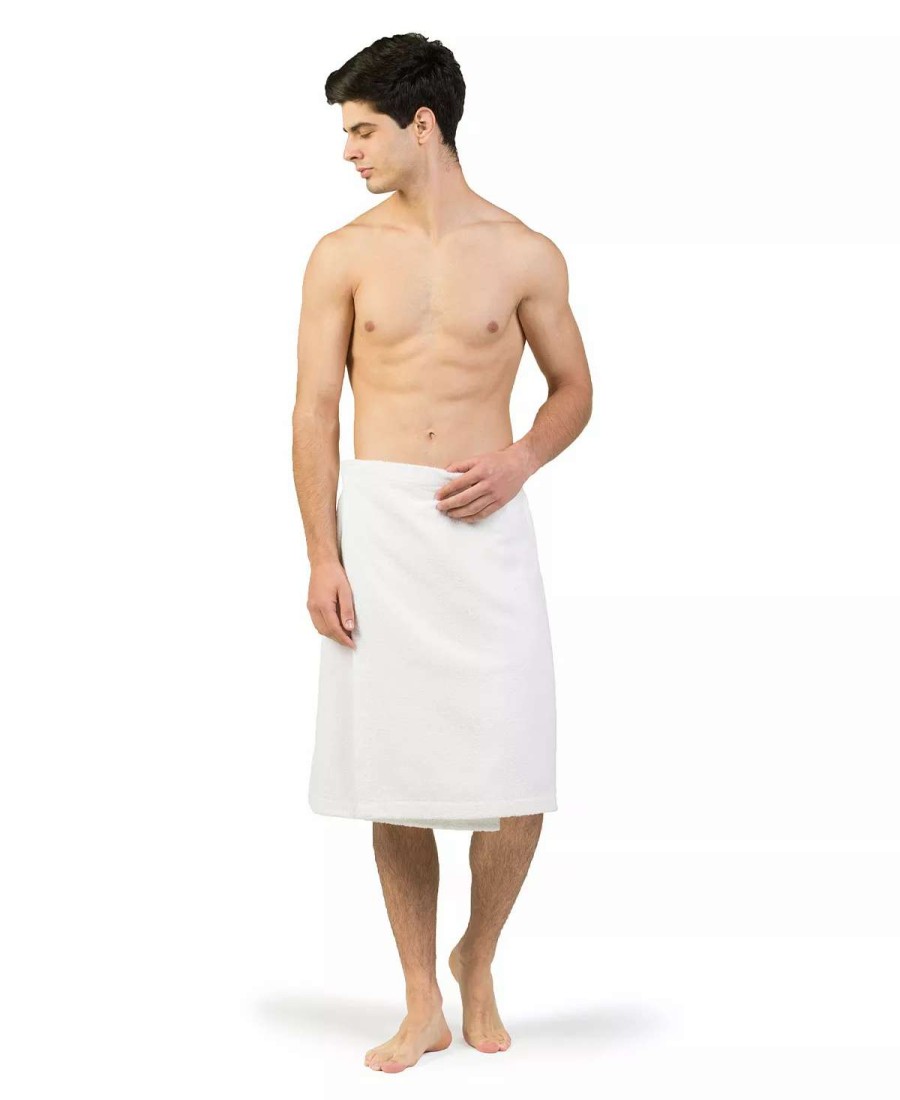 Bath Towels * | Linum Home Men'S Terry Bath Wrap