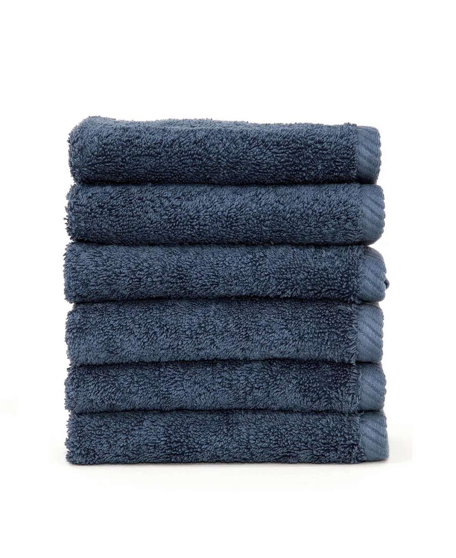 Bath Towels * | Linum Home Soft Twist 6-Pc. Washcloth Set