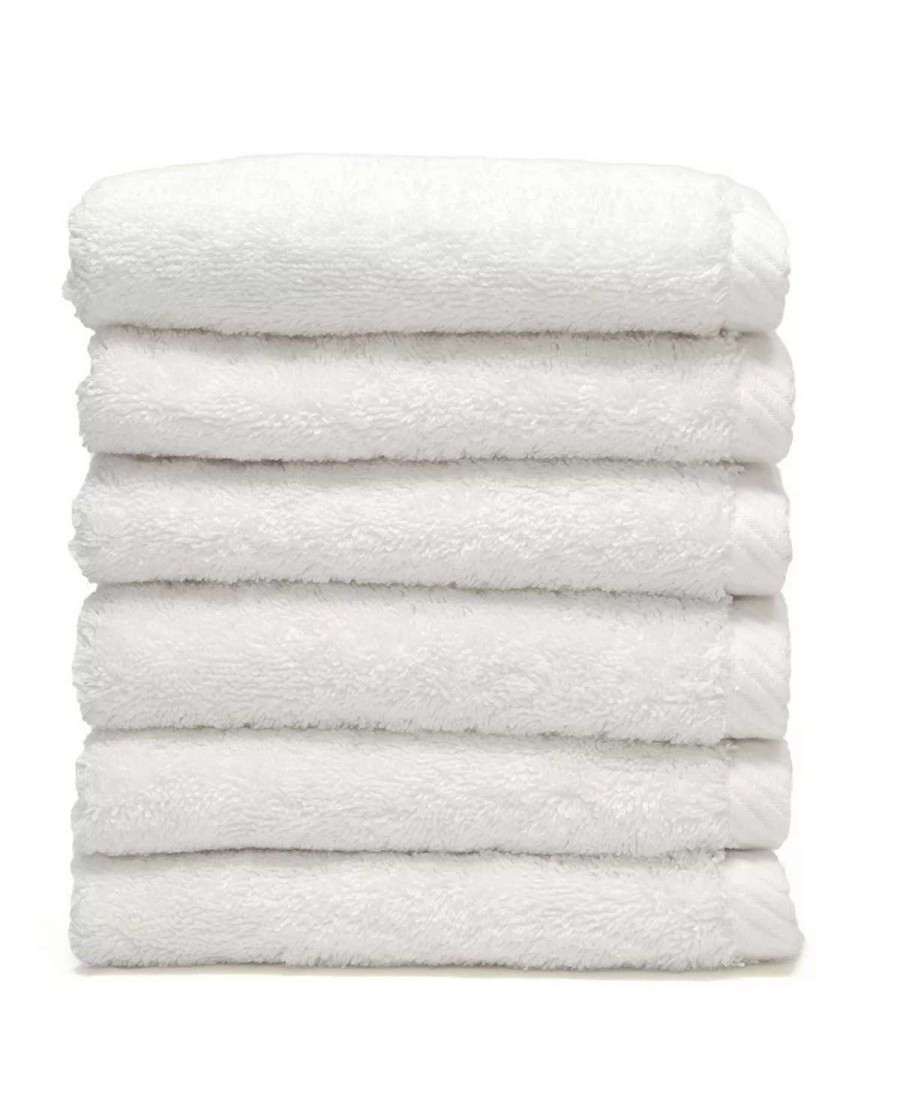 Bath Towels * | Linum Home Soft Twist 6-Pc. Washcloth Set