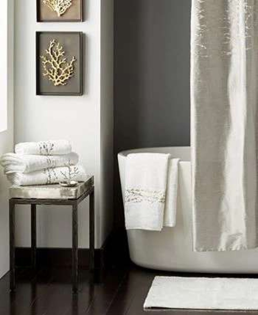 Bath Towels * | Michael Aram Willow Cotton Bath Towel White