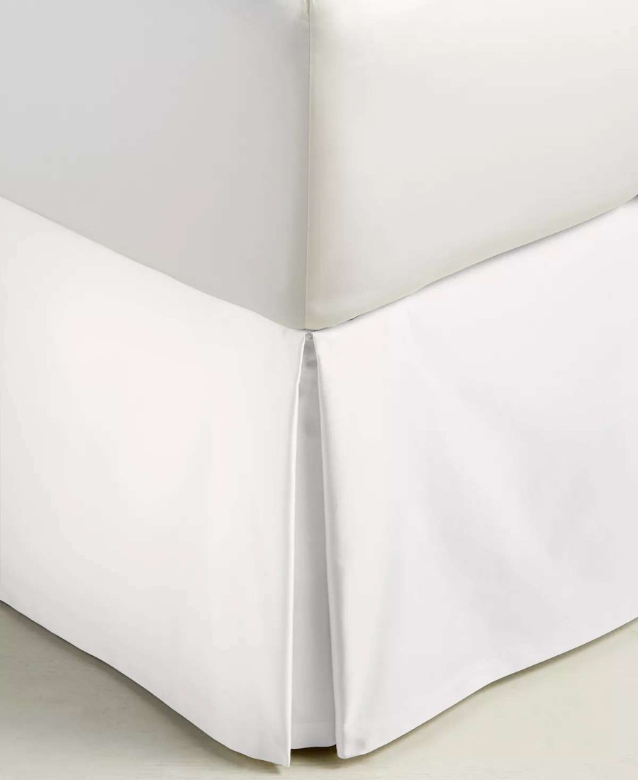 Sheets & Pillowcases * | Hotel Collection Loseout! Artisan Bedskirt, Queen, Created For Macy'S White