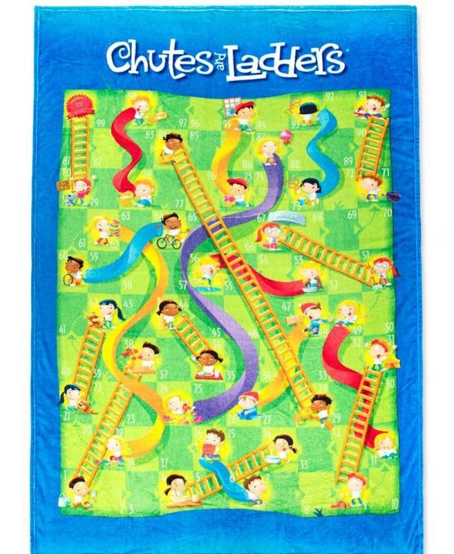 Blankets & Throws * | Hasbro Game Blanket Chutes And Ladder