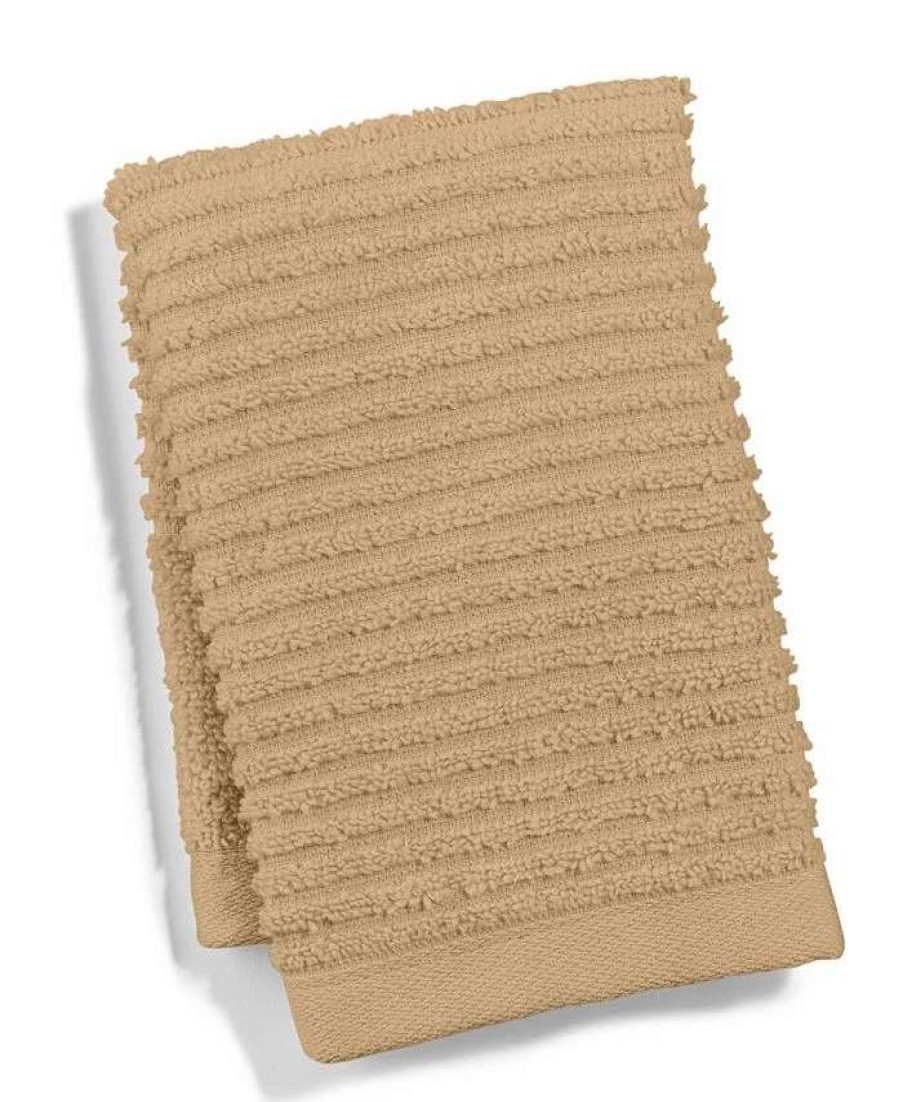 Bath Towels * | Martha Stewart Collection Quick-Dry Reversible Washcloth, 13 X 13, Created For Macy'S Walnut