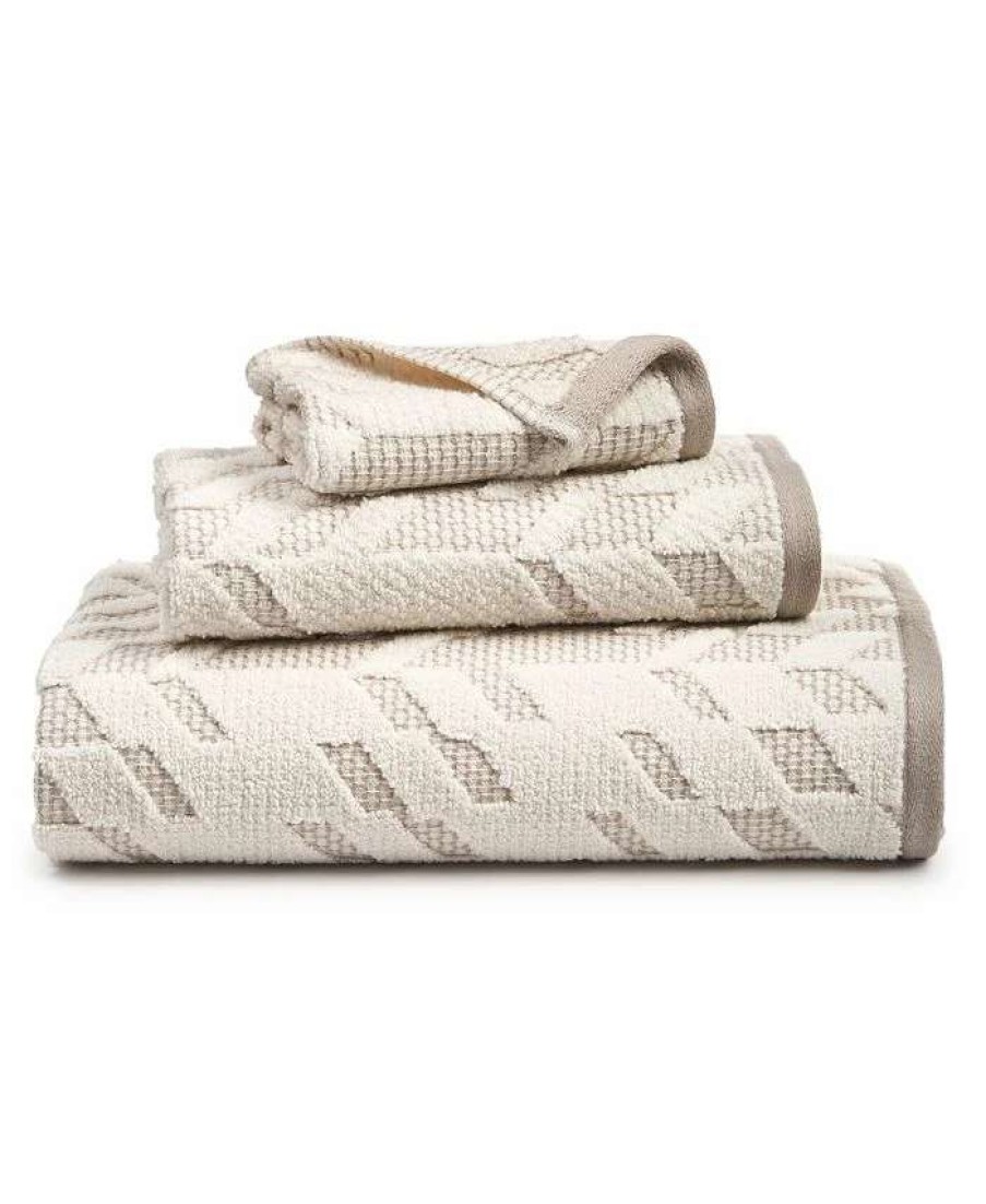 Bath Towels * | For Hotel Collection Mesa Sculpted Cotton 3-Pc. Towel Bundle, Created For Macy'S