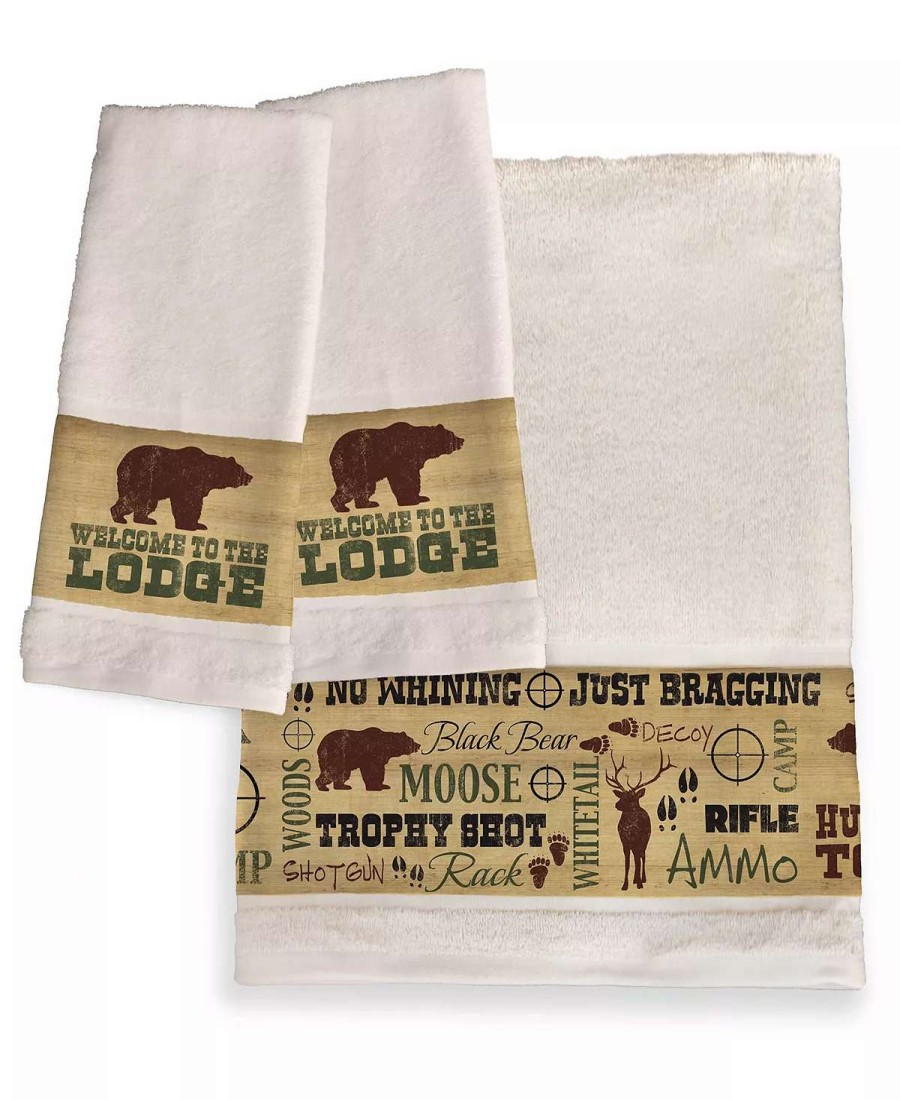 Bath Towels * | Laural Home Welcome To The Lodge Bath Towel Collection