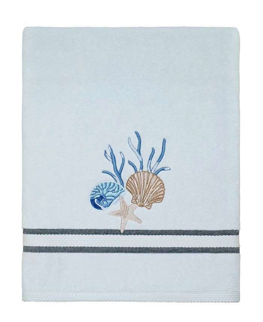 Bath Towels * | Avanti Blue Lagoon Bath Towel Steel