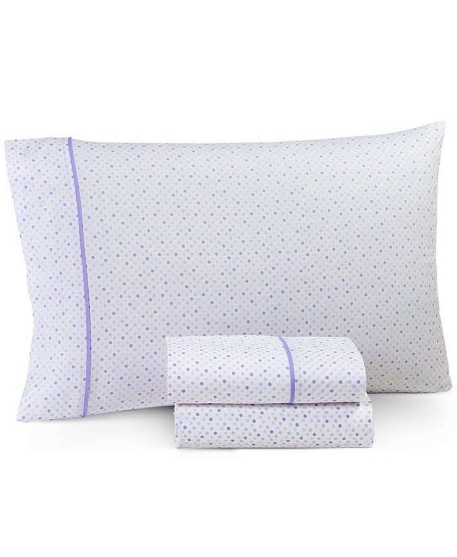 Sheets & Pillowcases * | Charter Club Kids Multi Dots 3-Pc. Cotton Sheet Set, Twin, Created For Macy'S