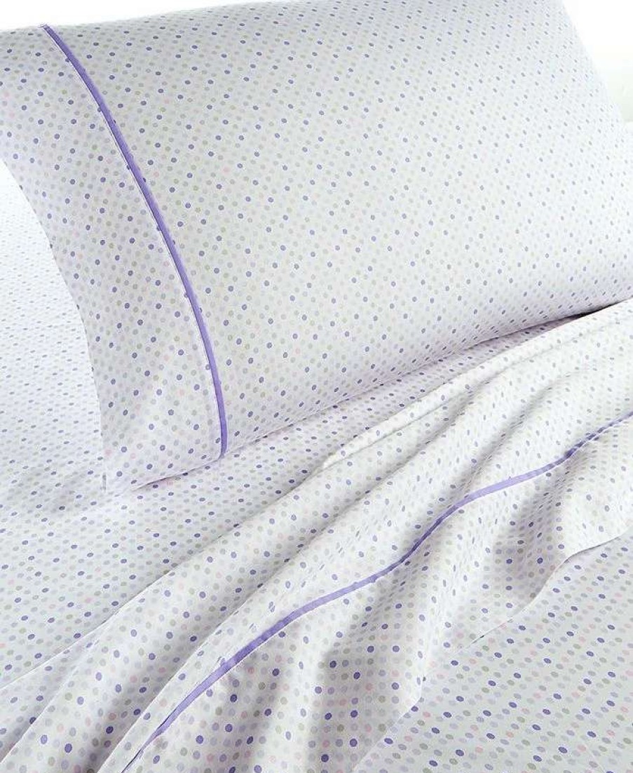 Sheets & Pillowcases * | Charter Club Kids Multi Dots 3-Pc. Cotton Sheet Set, Twin, Created For Macy'S