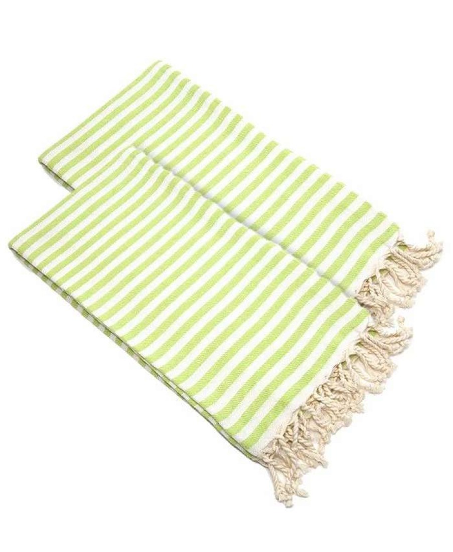 Bath Towels * | Linum Home Textiles Fun In The Sun Pestemal Pack Of 2 100% Turkish Cotton Beach Towel