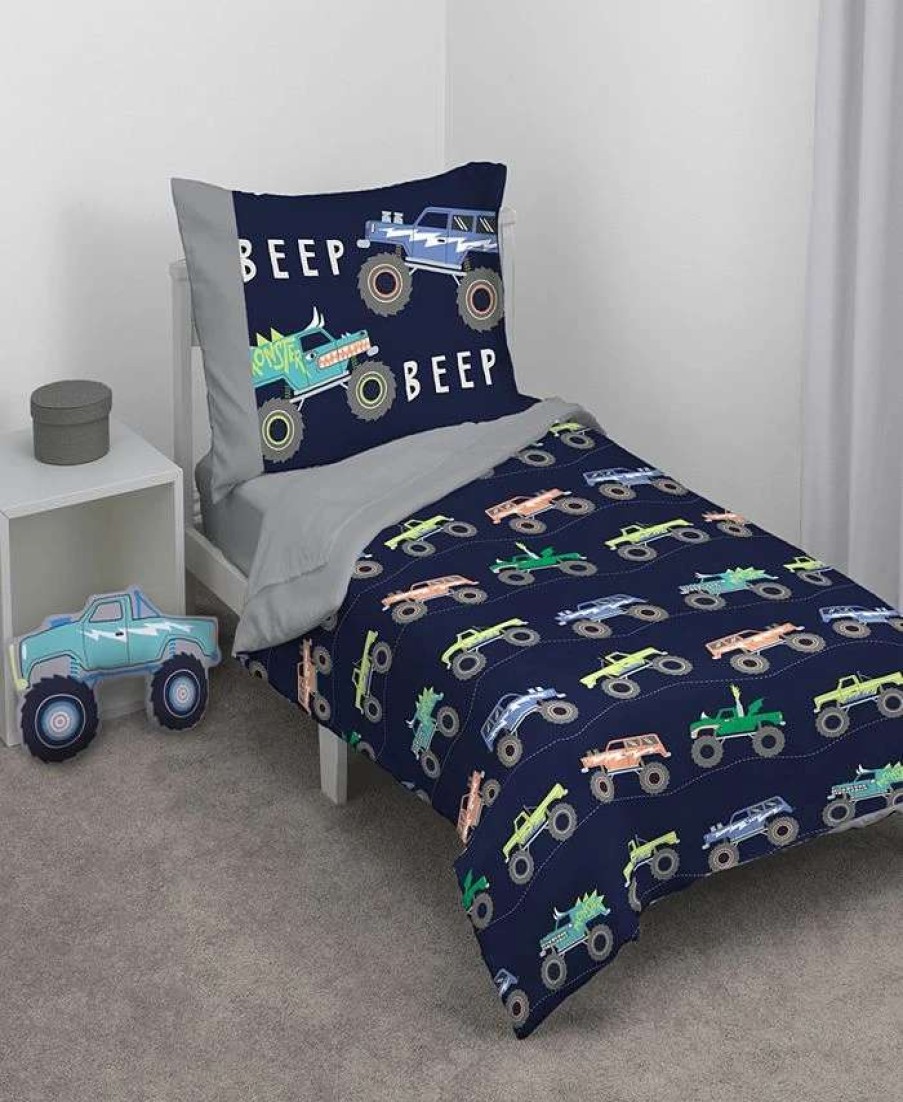 Designer Bedding * | Carter'S Monster Truck Toddler Bedding Collection