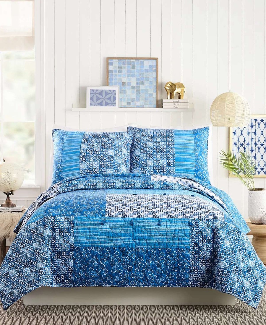 Designer Bedding * | Jessica Simpson Azra Standard Sham Blue