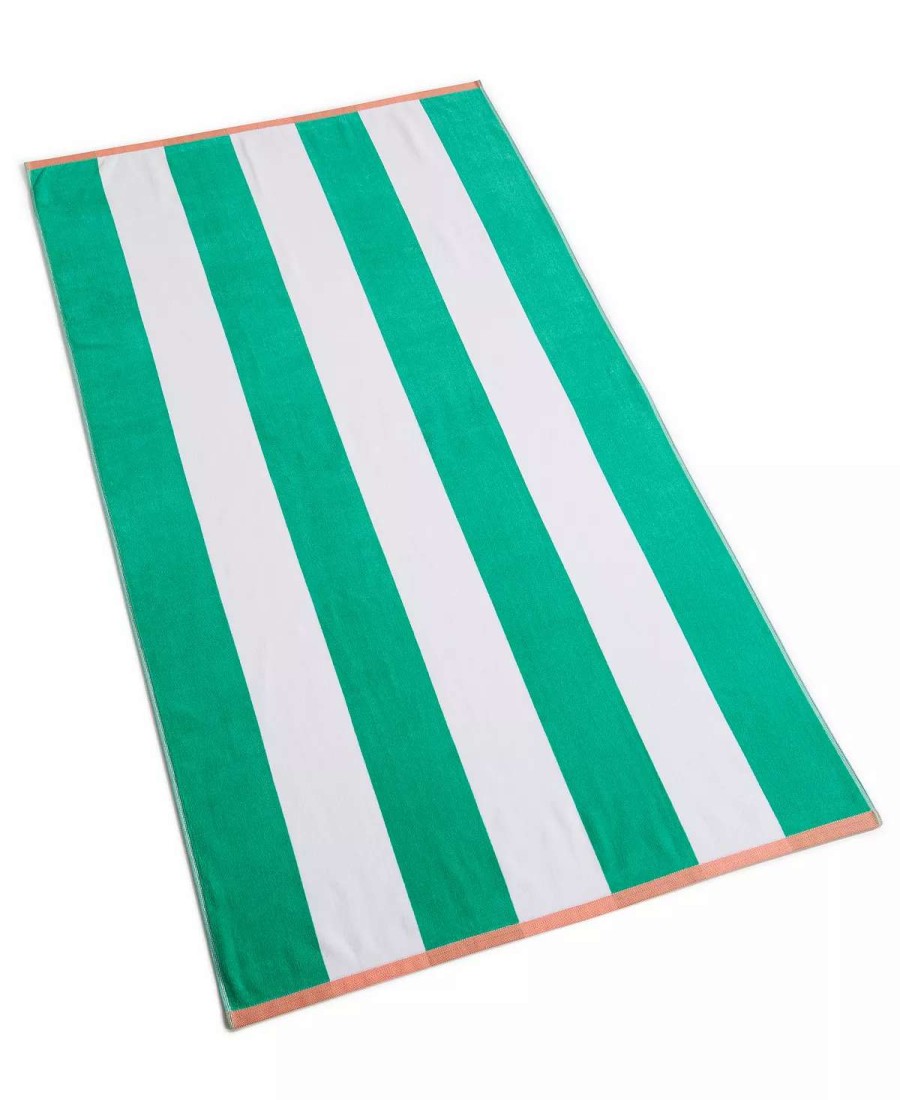 Bath Towels * | Charter Club Resort Cabana Stripe Beach Towel, Created For Macy'S